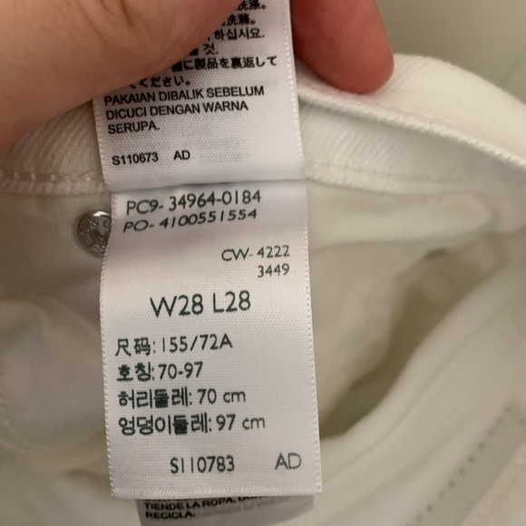 Levi's Wedgie Straight Stretch Jean in Naturally Good Size 28 - Picture 10 of 10